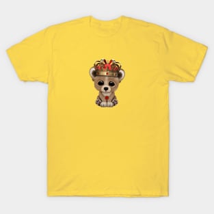 Cute Royal Bear Wearing Crown T-Shirt